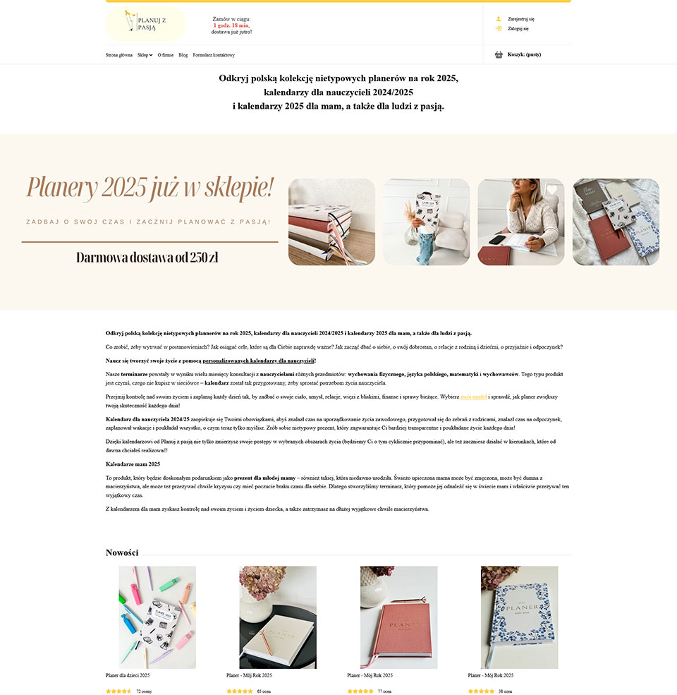 Planuj z pasją wersja old