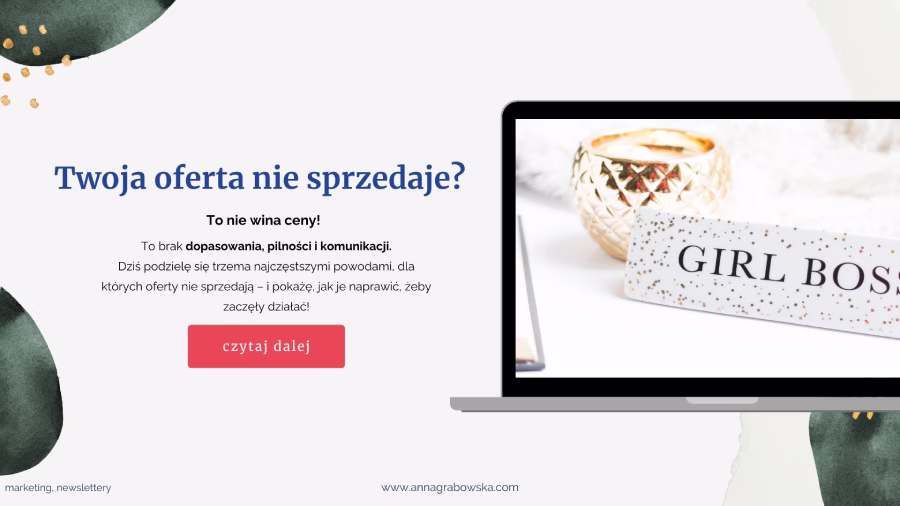 Twoja oferta nie sprzedaje? To nie wina ceny!